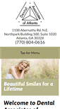 Mobile Screenshot of dentalassociatesofatlanta.com